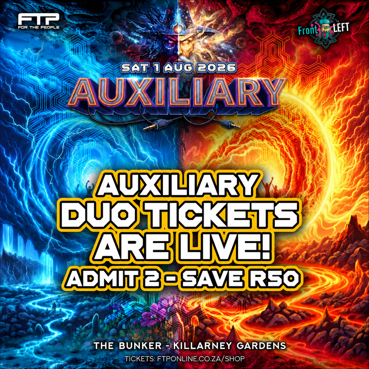 AUXILIARY DUO PROMO (ADMIT 2 - SAVE R50)